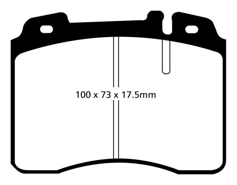 EBC YellowStuff Front Brake Pads - DP4927R