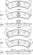 Load image into Gallery viewer, StopTech Premium Ceramic Brake Pads - 308.06660