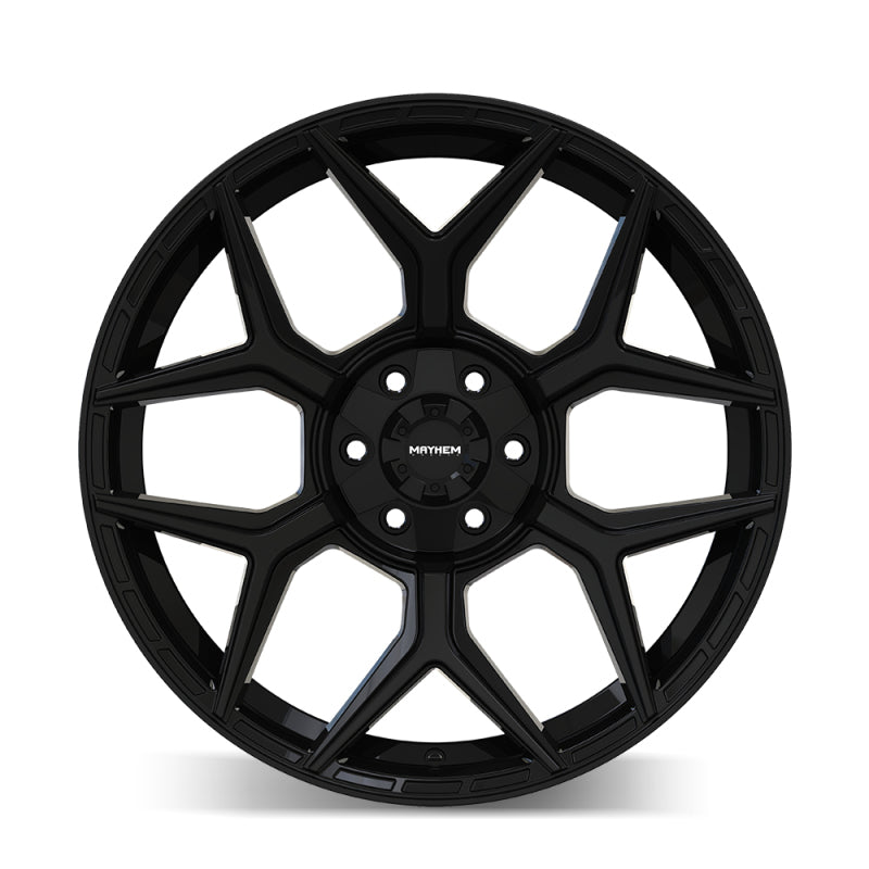 Mayhem Vanquish 8119 22X10 / 6x135/6x139.7 / -19mm Offset / 106.1mm  Hub - Gloss Black
