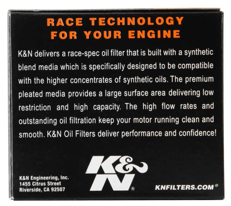 K&N Aprilia / Bombardier / Can-Am / Ski Doo 2.219in OD x 2.969in H Oil Filter K&N Engineering