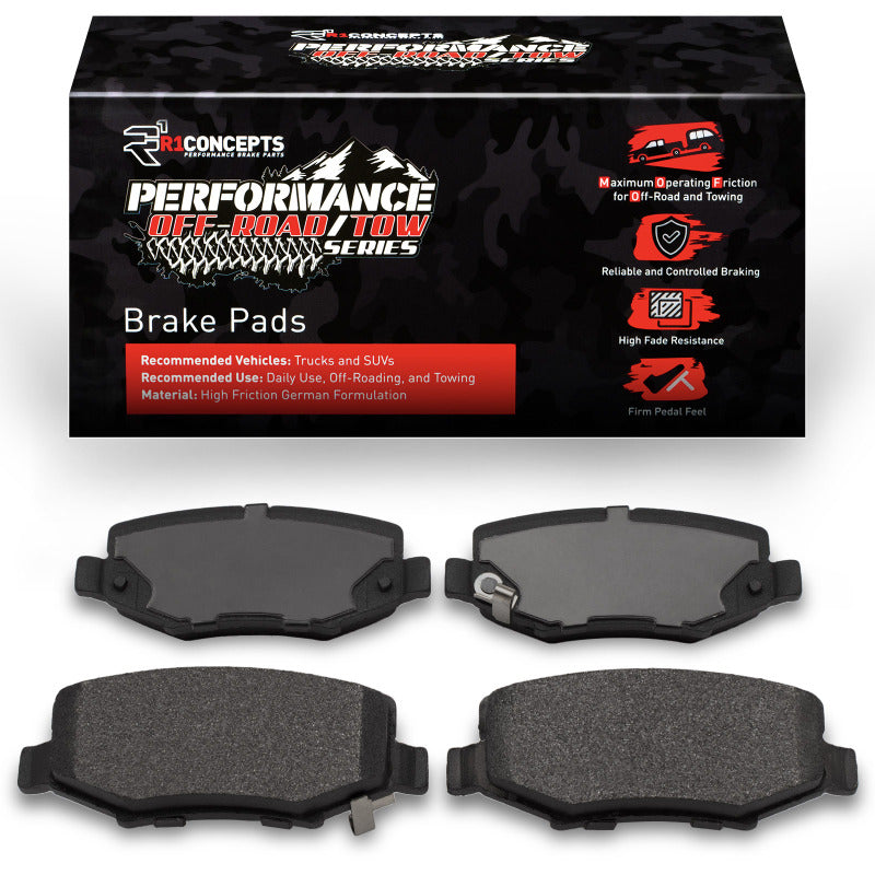 R1 07-18 Jeep Wrangler Rear Off-Road/Tow Brake Pads