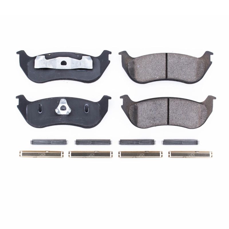 Power Stop 96-02 Ford Crown Victoria Rear Z17 Evolution Ceramic Brake Pads w/Hardware PowerStop