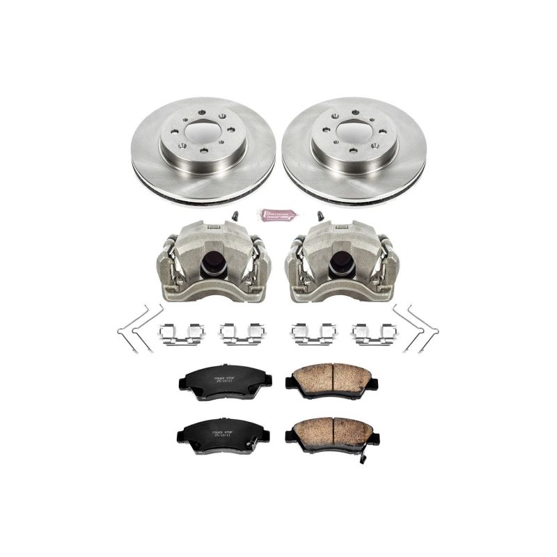 Power Stop 03-05 Honda Civic Front Autospecialty Brake Kit w/Calipers PowerStop