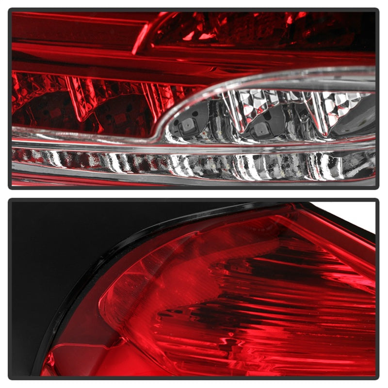 Spyder 15-17 Ford Focus Hatch LED Tail Lights w/Indicator/Reverse - Red Clr (ALT-YD-FF155D-LED-RC) SPYDER