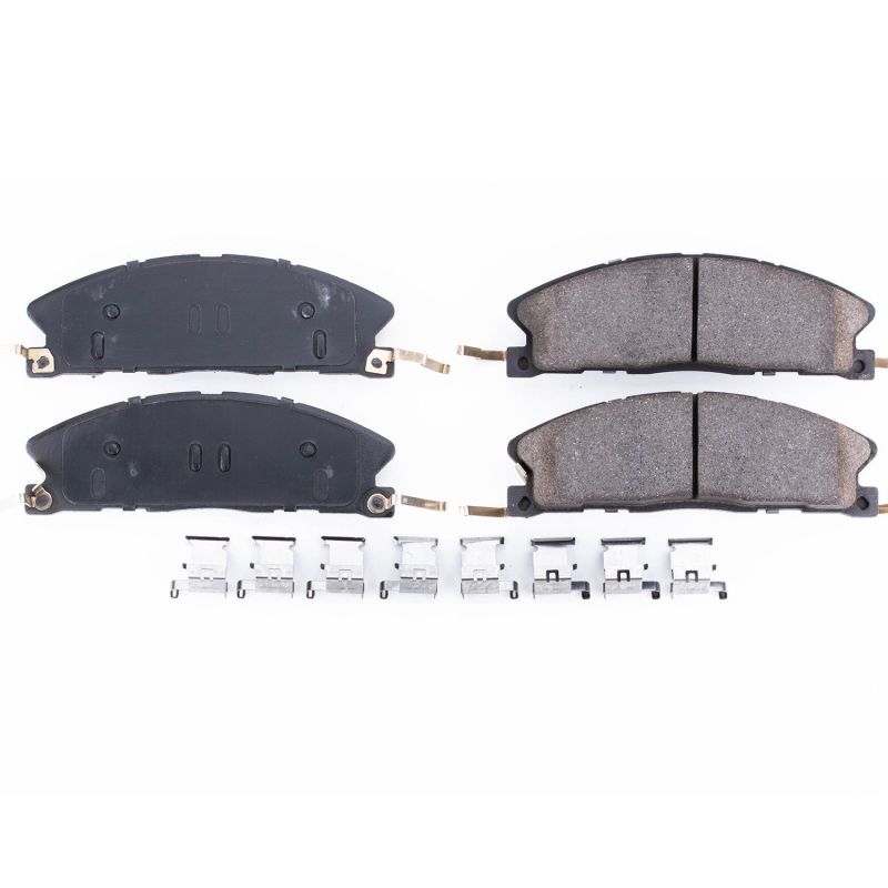 Power Stop 13-19 Ford Explorer Front Z17 Evolution Ceramic Brake Pads w/Hardware PowerStop
