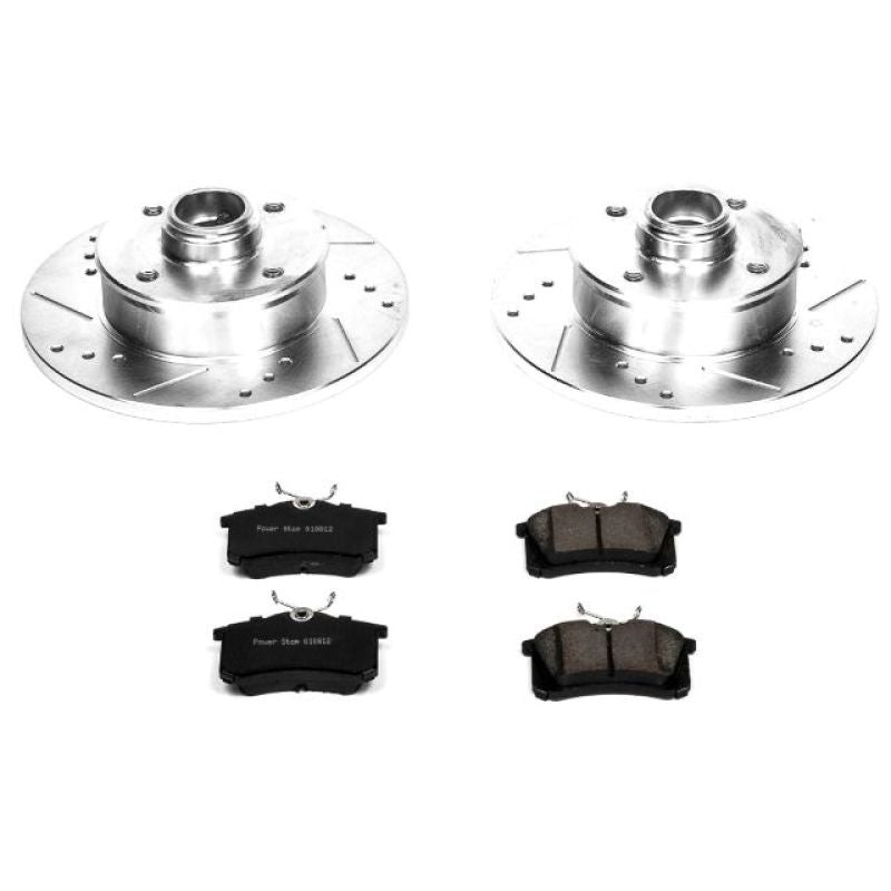 Power Stop 99-02 Volkswagen Cabrio Rear Z23 Evolution Sport Brake Kit PowerStop