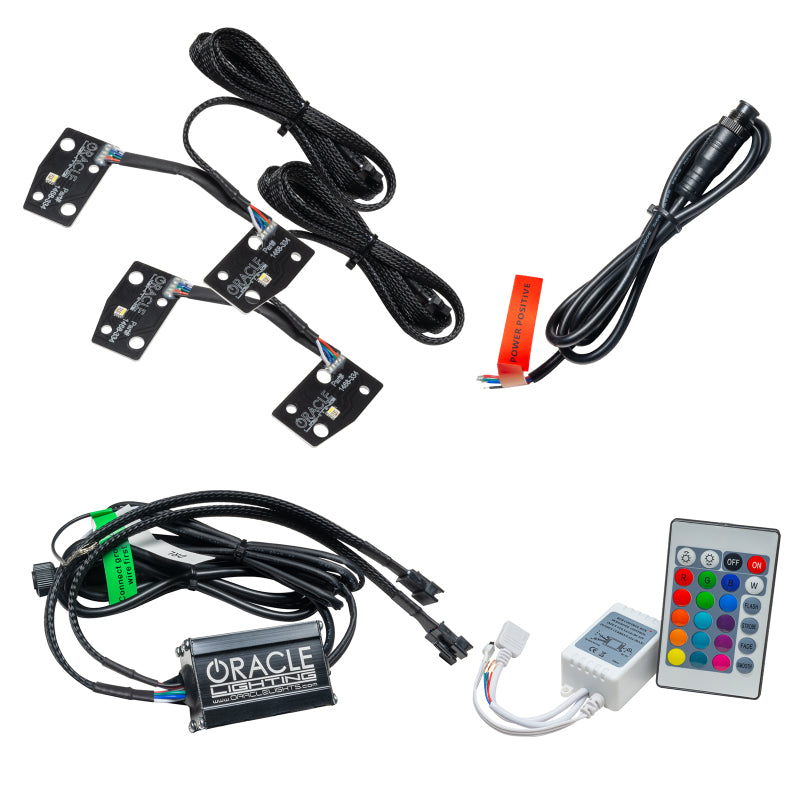 Oracle 2021 Ford Bronco DRL Upgrade w/ Halo Kit - ColorSHIFT w/ Simple Controller ORACLE Lighting