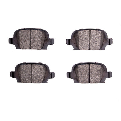 R1 Rear Semi-Metallic Brake Pads 1998-2008 Chevrolet Corsa (Mexico) & More - 2311-1533-00