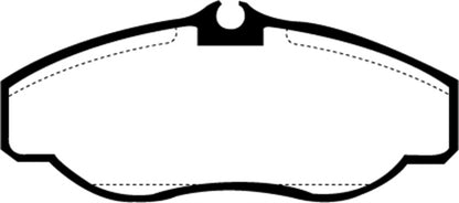EBC YellowStuff Front Brake Pads - DP41037R EBC