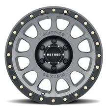 Load image into Gallery viewer, Method 305 NV TITANIUM - MATTE BLACK LIP 17x8.5 / 5x150 / 0/4.75, 116.5 Hub Bore - MR30578558800