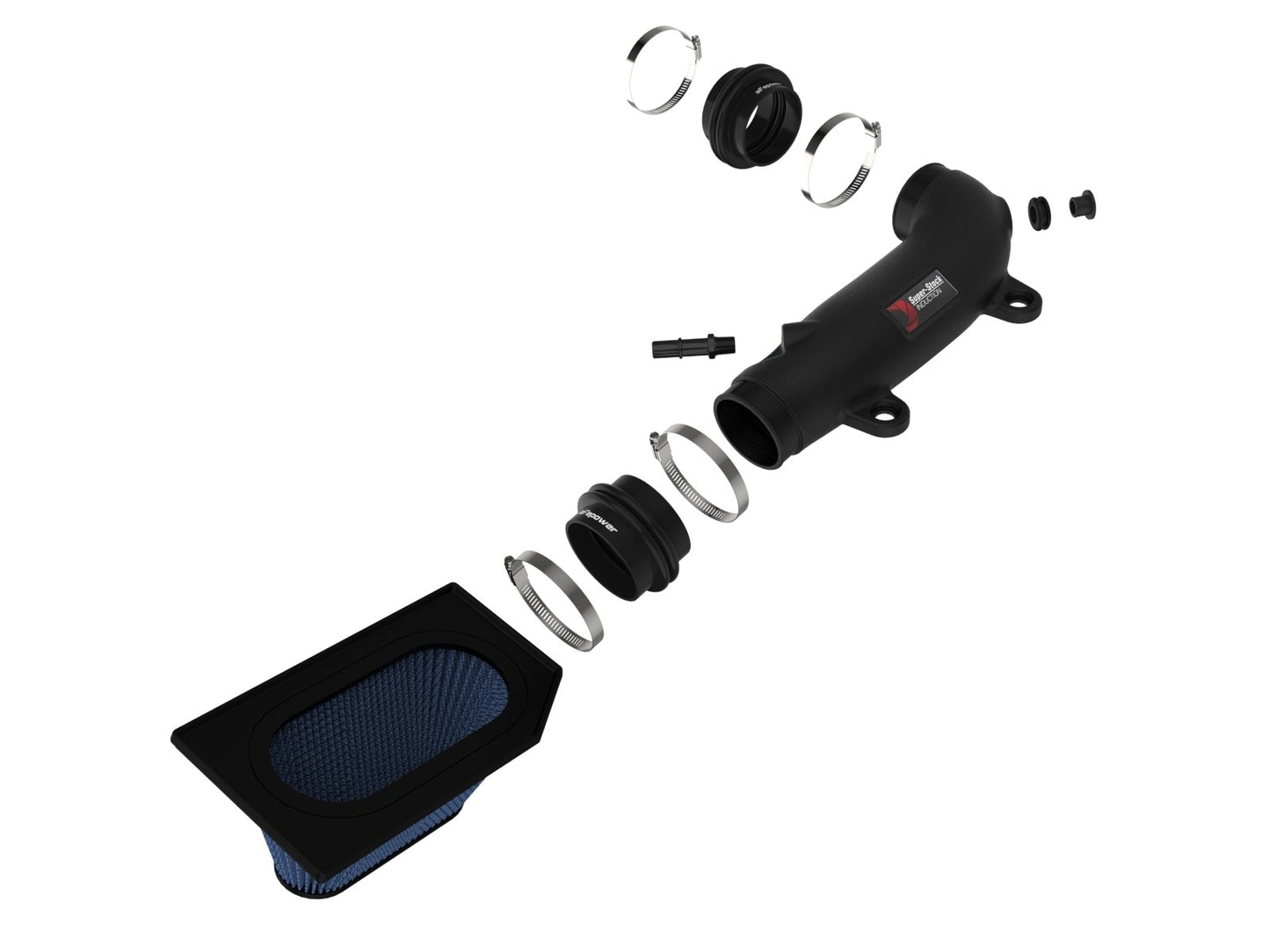 aFe Jeep Wrangler (JL) 18-23 V6-3.6L Super Stock Induction System® w/ Pro 5R Filter - 55-10009R aFe