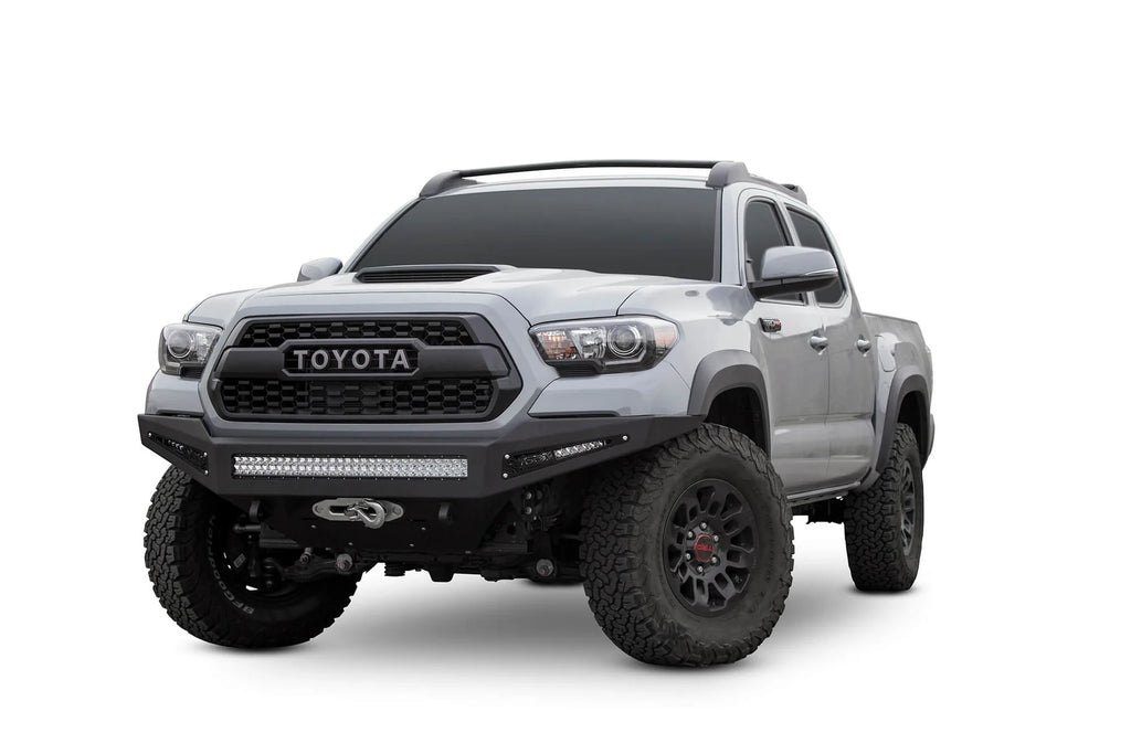 Addictive Desert Designs 2016-2023 Toyota Tacoma Honeybadger Winch Front Bumper - F687382730103