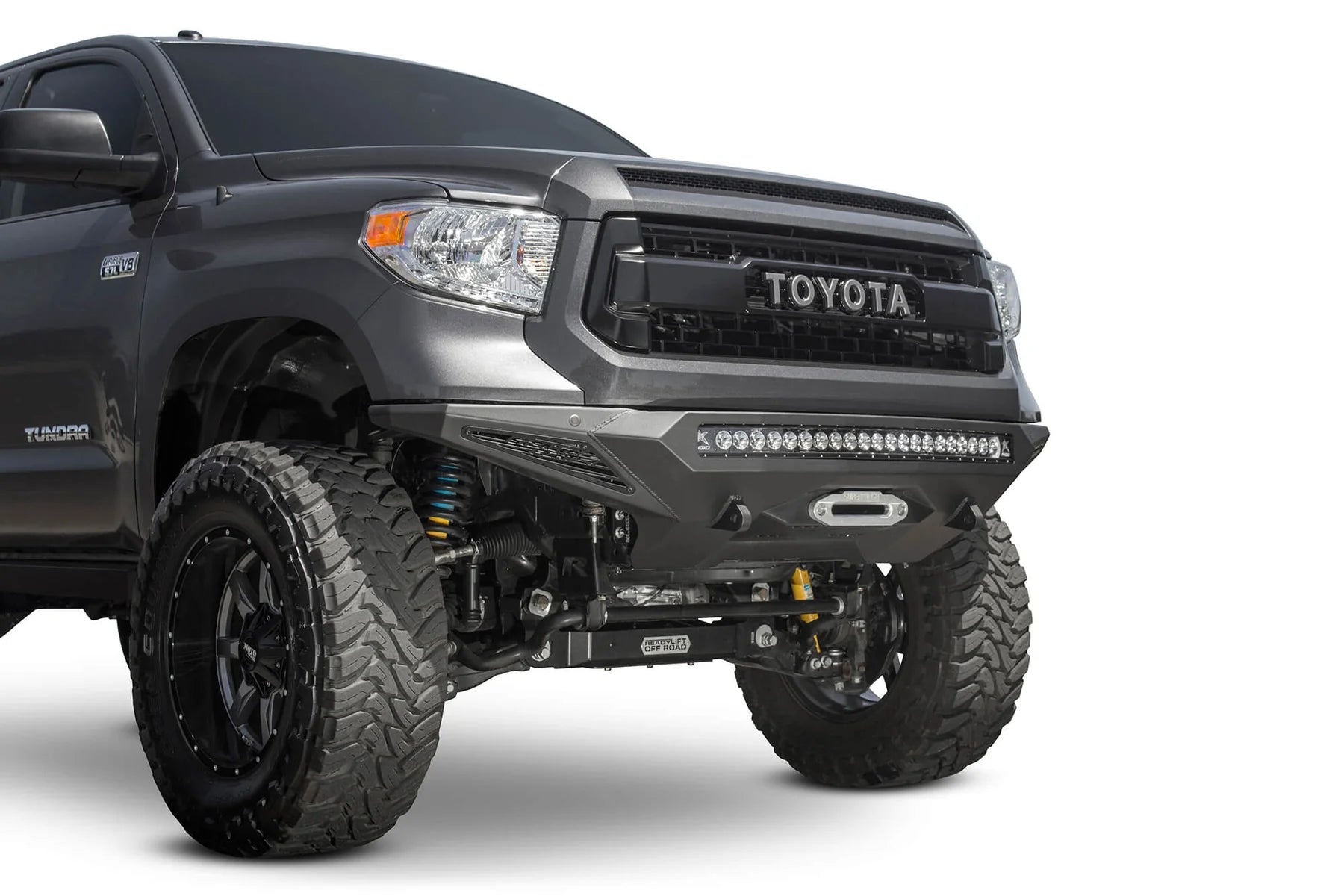 Addictive Desert Designs 2014-2021 Toyota Tundra Stealth Fighter Winch Front Bumper - F741422860103 Addictive Desert Designs