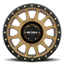 Load image into Gallery viewer, Method 305 NV METHOD BRONZE - MATTE BLACK LIP 18x9 / 6x5.5 / -12/4.5, 108 Hub Bore - MR30589060912N