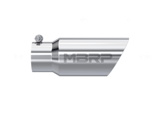 Load image into Gallery viewer, MBRP Universal Tip 4in OD 3in Inlet 10in Length Dual Wall Angled End T304 - T5156