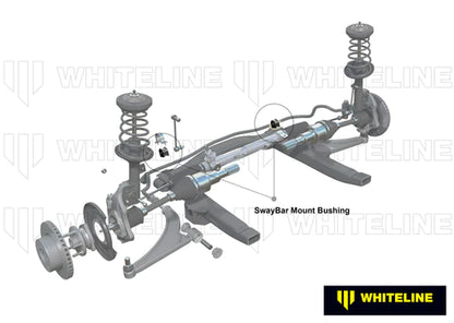 Whiteline W22629 Front 22 mm Sway Bar Mount for 2002-2012 Mini Cooper S, 2008-2012 Mini Cooper Clubman Whiteline