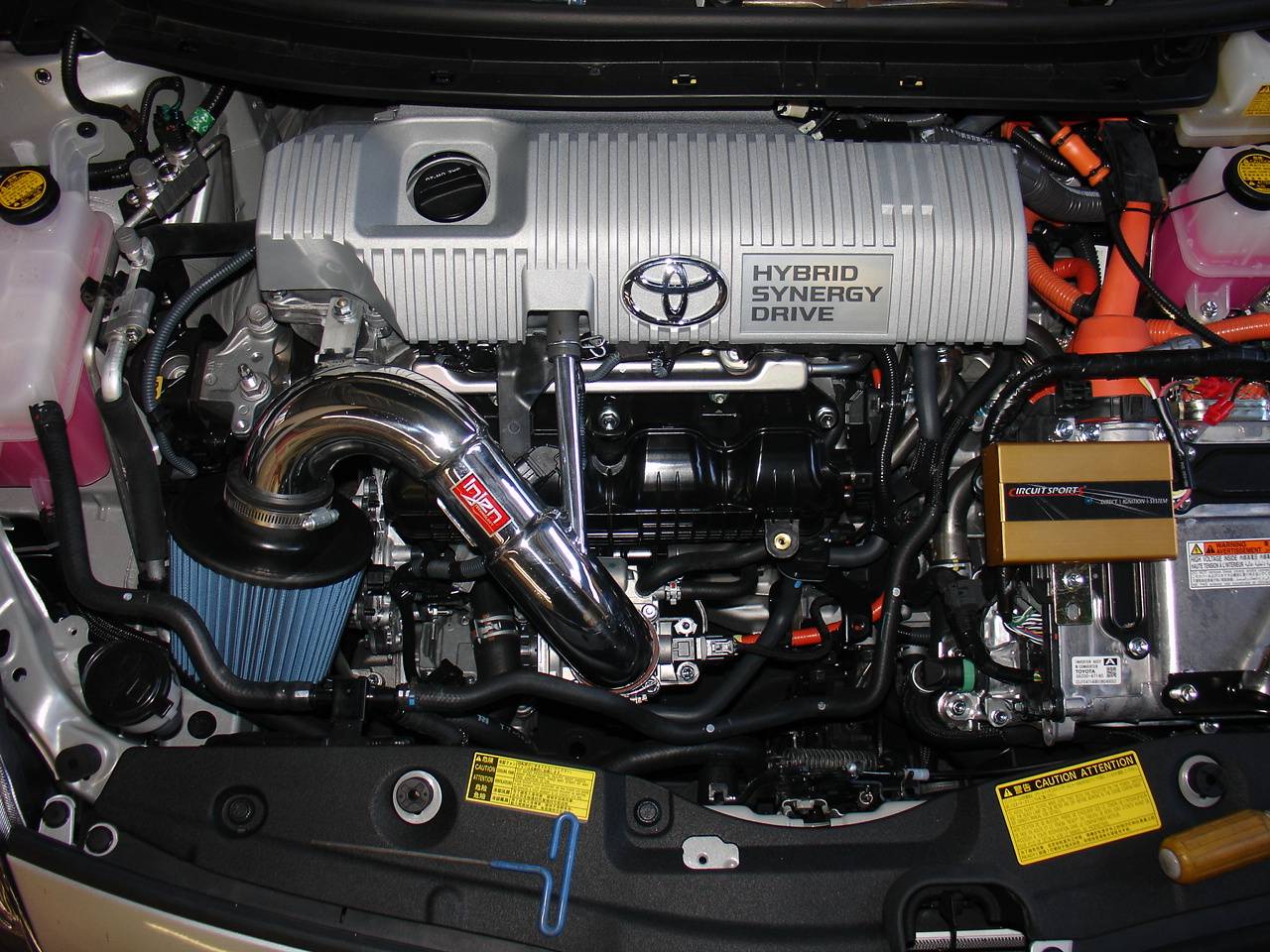 Injen 10-17 Toyota Prius / Lexus CT 200H Short Ram Cold Air Intake System (Polished) - SP2090P