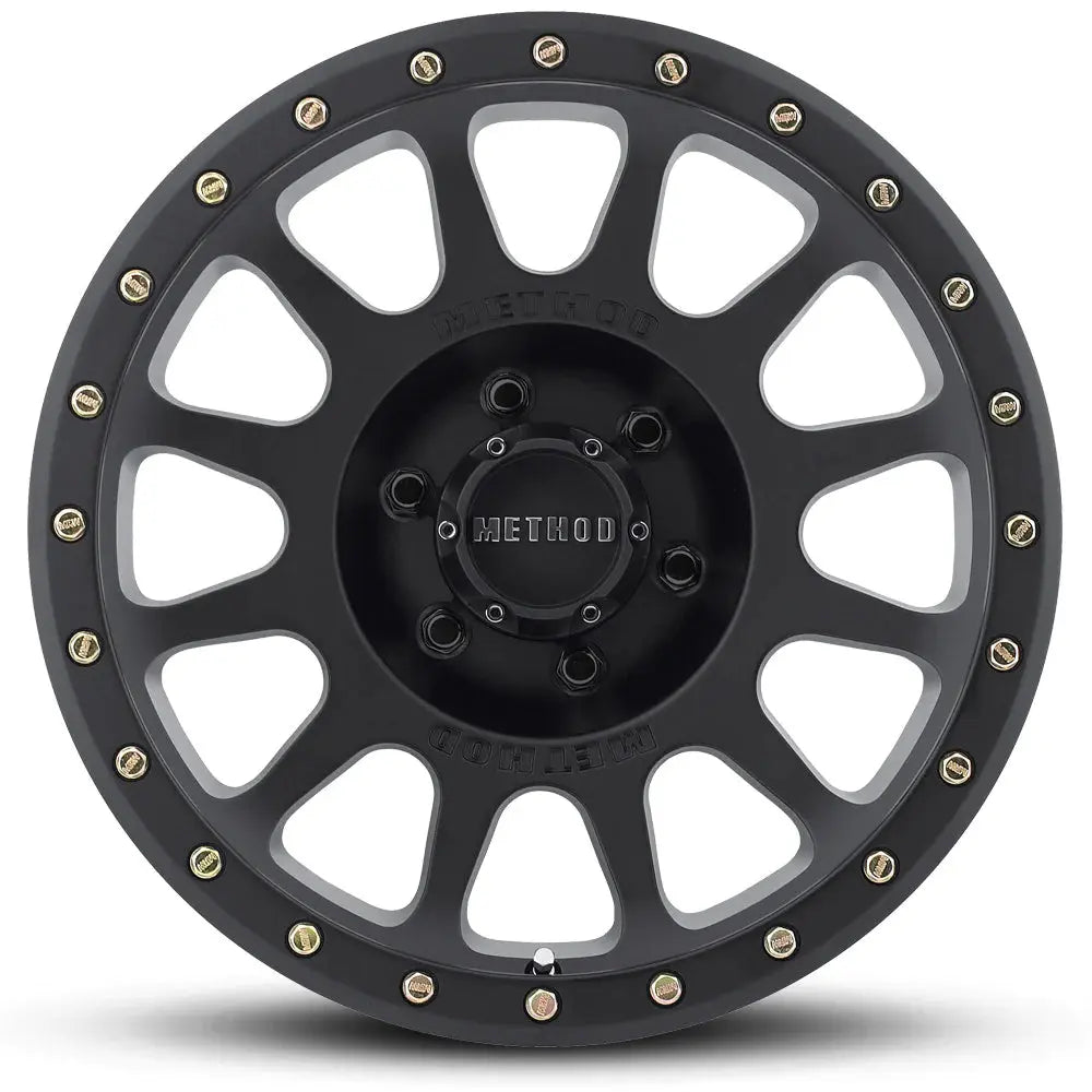 Method 305 NV MATTE BLACK 18x9 / 6x5.5 / -12/4.5, 108 Hub Bore - MR30589060512N Method Wheels