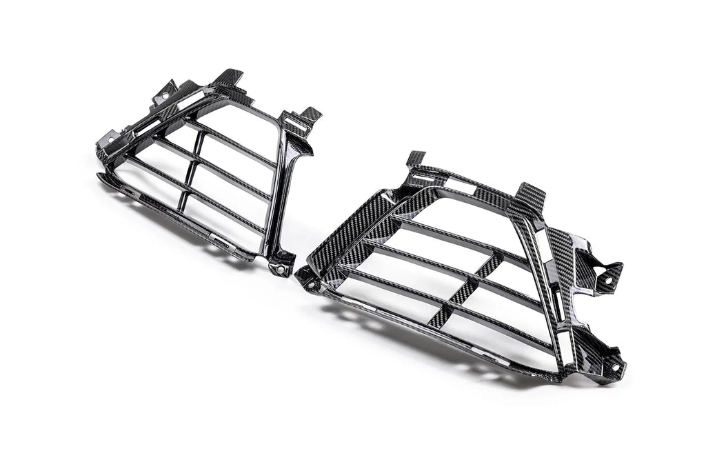 Anderson Composites 2022-2024 Cadillac CT5-v Blackwing Carbon Fiber Front Bumper Lower Grilles (Pair) - AC-LV22CT5BW