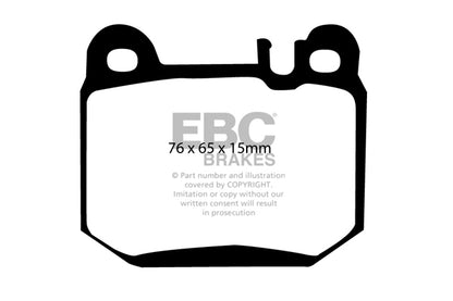 EBC GreenStuff Rear Brake Pads - DP61395 EBC