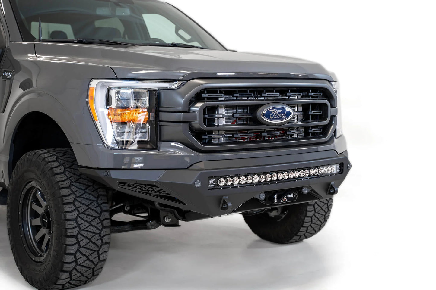 Addictive Desert Designs 2021-2023 Ford F-150 Stealth Fighter Winch Front Bumper - F191422860103 Addictive Desert Designs