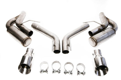 PLM Axle Back Exhaust 2016-22 Chevy Camaro 2.0L 3.6 V6 4" Dual Tips - PLM-CH-CA-TKP-DUAL-V6