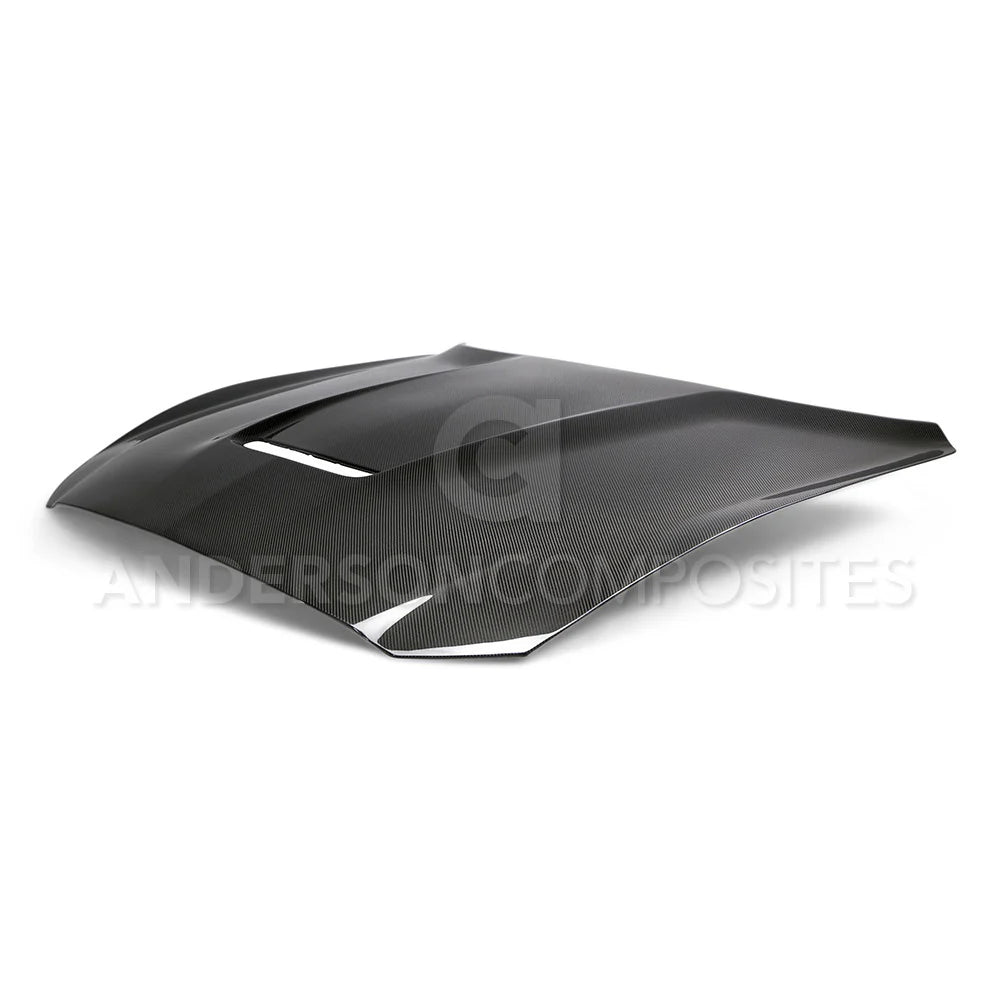 Anderson Composites 15-20 Mustang Shelby GT350 Carbon Fiber Hood AC-HD15FDMU350-OE-DS