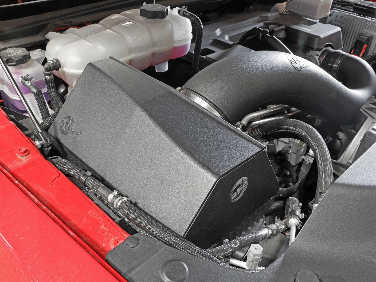 aFe 2019-2023 Dodge Ram 1500 V6/V8 Magnum FORCE Stage-2 Cold Air Intake Cover Black aFe