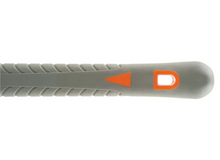 Load image into Gallery viewer, Rhino-Rack Stainless Steel Square Mouth Shovel - Orange Handle/Grey Grip - 43123