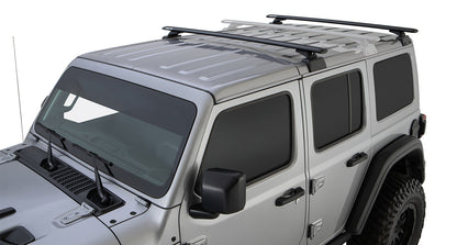 Rhino-Rack 18-21 Jeep Wrangler 4 Door SUV Vortex RCL 2 Bar Backbone Roof Rack - JB0894