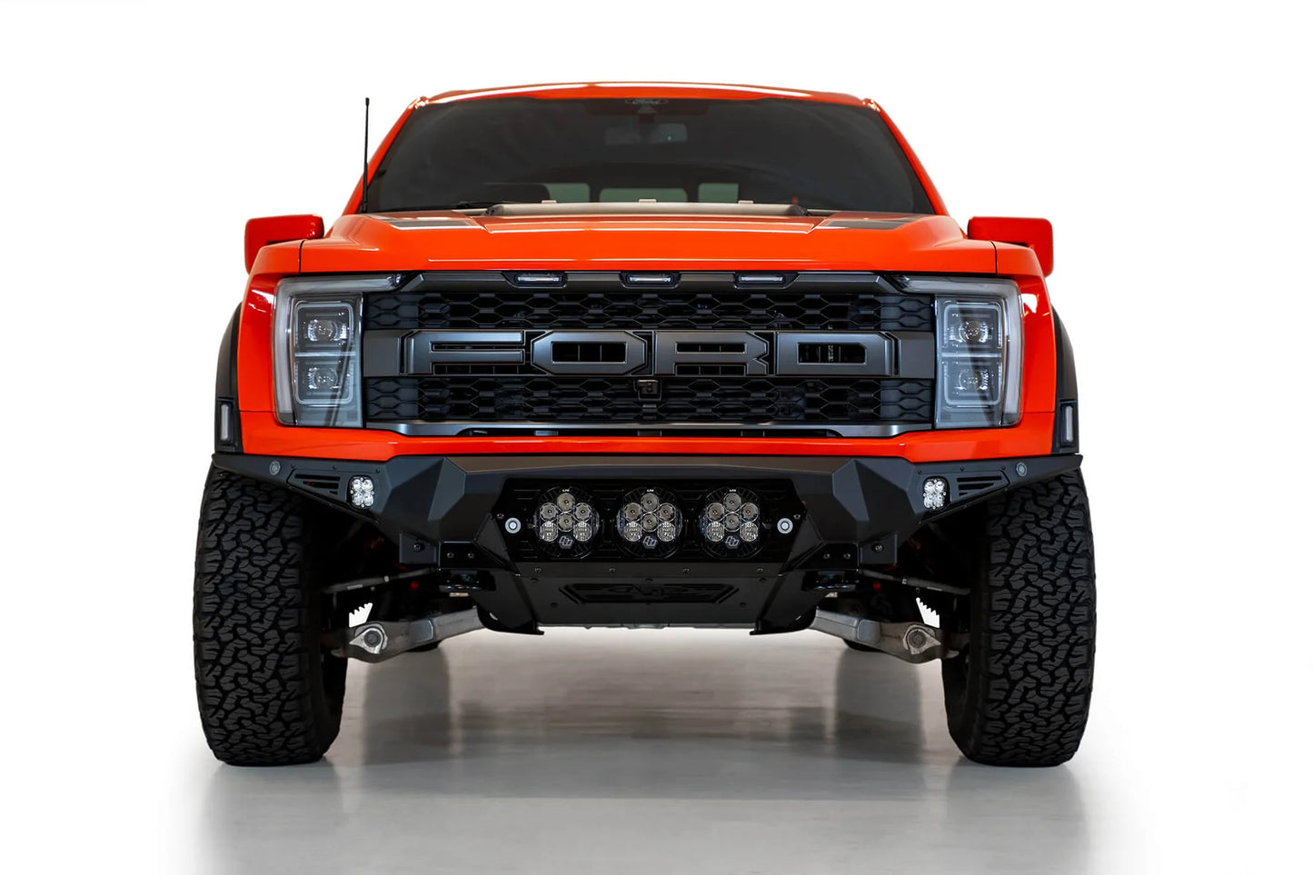 Addictive Desert Designs 2021-2023 Ford F-150 Raptor/Raptor R Bomber Front Bumper (Baja Designs) - F210014100103 Addictive Desert Designs