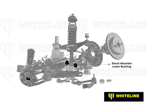WHITELINE PLUS 3/08+ DODGE CHALLENGER / 11/05+ CHARGER REAR LOWER SHOCK ABSORBER - W33334 Whiteline
