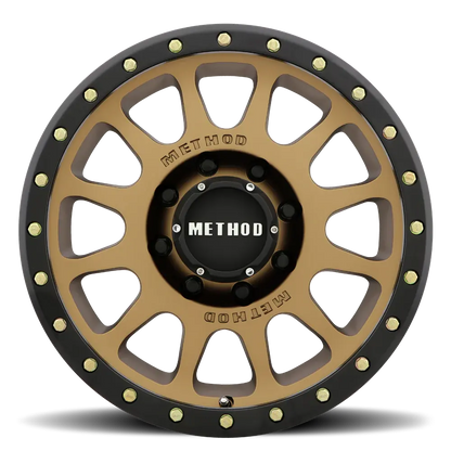 Method 305 NV METHOD BRONZE - MATTE BLACK LIP 17x8.5 / 5x5.5 / 0/4.75, 108 Hub Bore - MR30578555900 Method Wheels