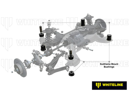 WHITELINE PLUS 10+ CHEVY CAMARO REAR CROSSMEMBER MOUNT - W93193 Whiteline