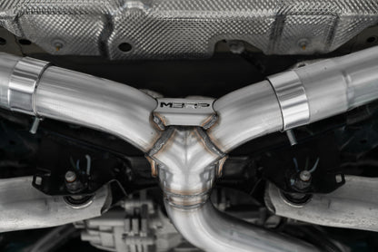 MBRP 2021+ Ford Bronco Sport (1.5L / 2.0L EcoBoost) 2.5in Res-Back Exhaust - Dual Rear - Black MBRP