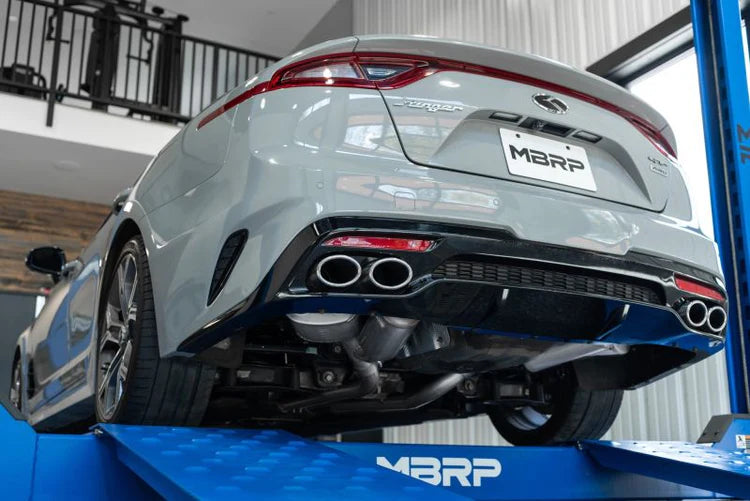 MBRP 2018-2021 KIA Stinger GT 3.3L V6 2.5in Cat-Back Quad Rear Exit Exhaust (Street Profile) - S4704304