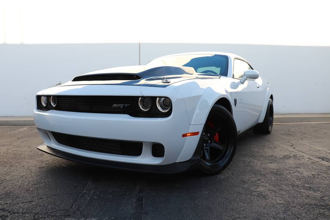 Anderson Composites 18-24 Dodge Challenger Demon Cowl Hood AC-HD18DGCHDM-KB Anderson Composites