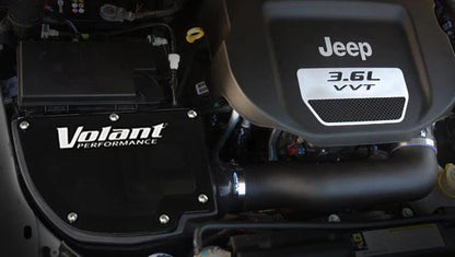 Volant Closed Box Air Intake (Powercore) For 2012-2018 Jeep Wrangler Jk 3.6L V6 - 176366 Volant