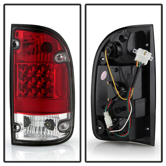 Spyder Toyota Tacoma 95-00 LED Tail Lights Red Clear ALT-YD-TT95-LED-RC