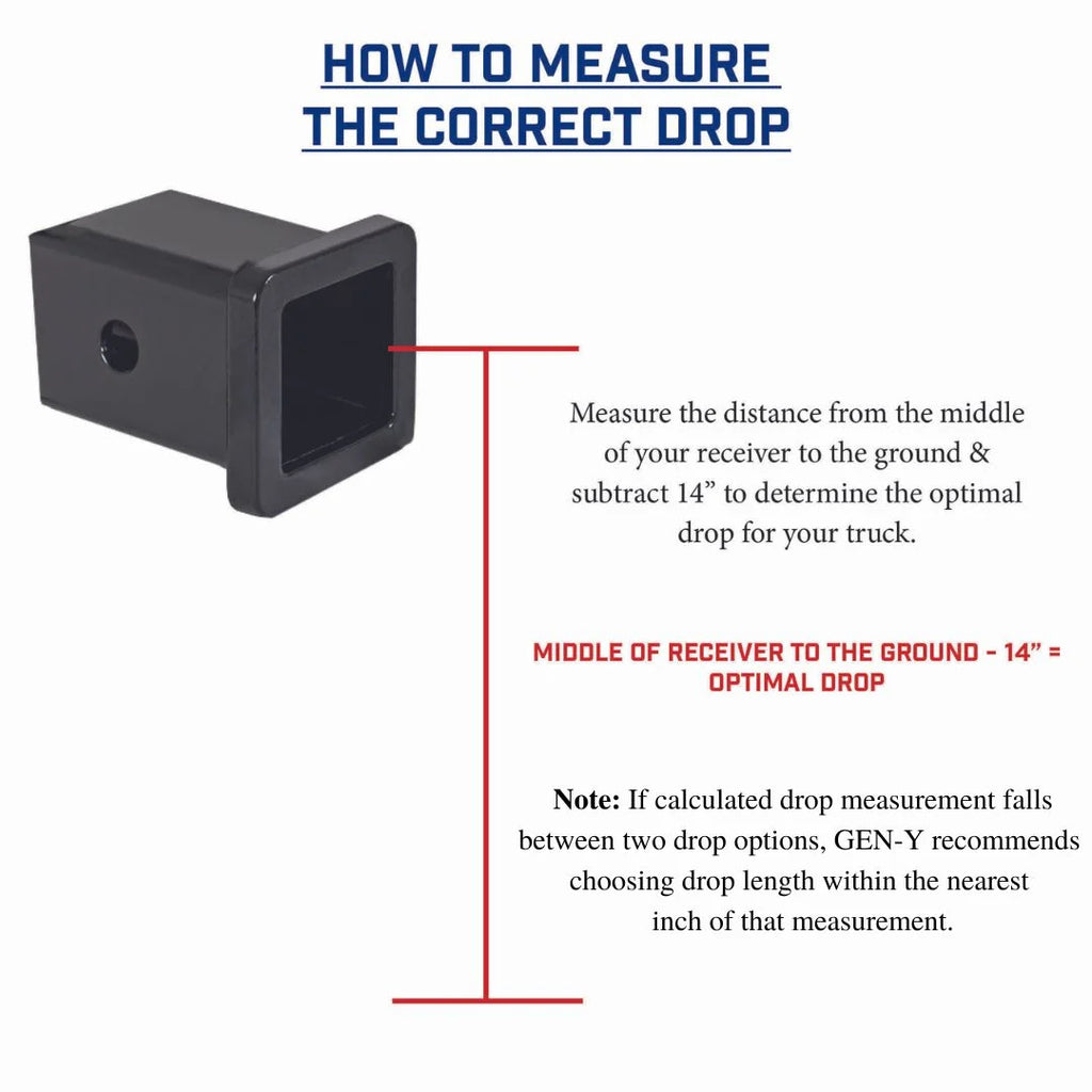 Gen-Y MEGA-DUTY 21K Drop Hitch (2.5″ Shank) - GH-623