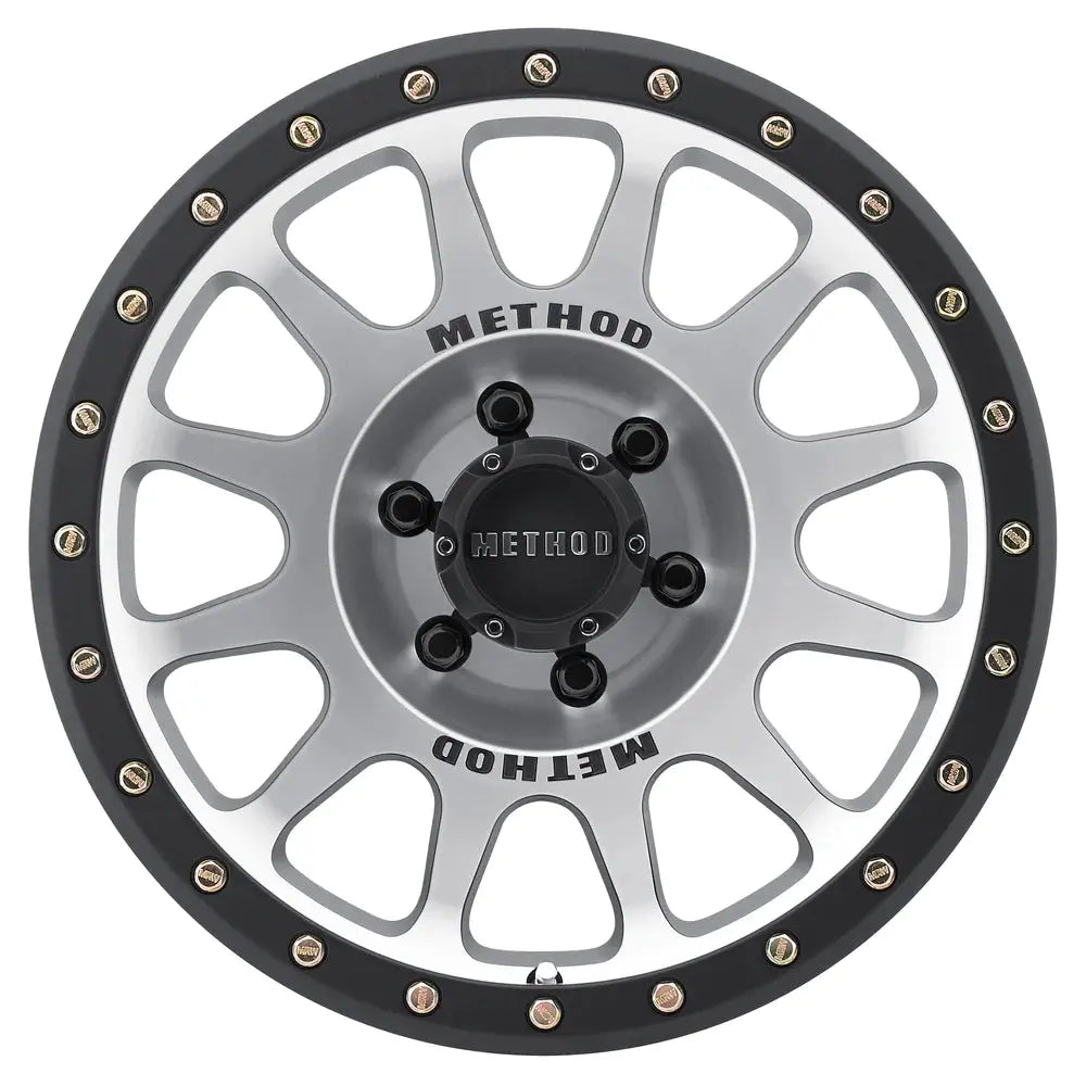 Method 305 NV MACHINED - MATTE BLACK LIP 17x8.5 / 6x5.5 / 0/4.75, 108 Hub Bore - MR30578560300