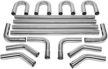 Load image into Gallery viewer, PLM 3in Stainless Steel Exhaust Manifold Tubing Mandrel Piping Kit - PLM-EXH-PIPE-DIY-3.0