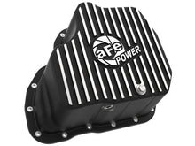 Load image into Gallery viewer, aFe 2011-2016 Chevy Silverado / GMC Sierra 2500HD-3500HD Power Pro Series Engine Oil Pan Black w/ Machined Fins - 46-71080B