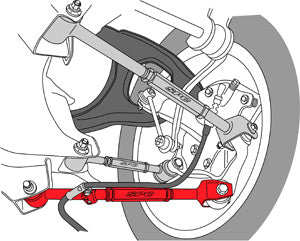 SPC Performance 67550 08-10 Honda Accord 09-10 Acura TSX TL Rear Adjustable Lateral Arm SPC Performance