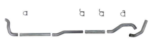 DIAMOND EYE 4" ALUMINIZED TURBO BACK SINGLE OUTLET EXHAUST 89-93 5.9L DODGE CUMMINS 2WD K4209A - Diamond Eye Muffler Diamond Eye Performance