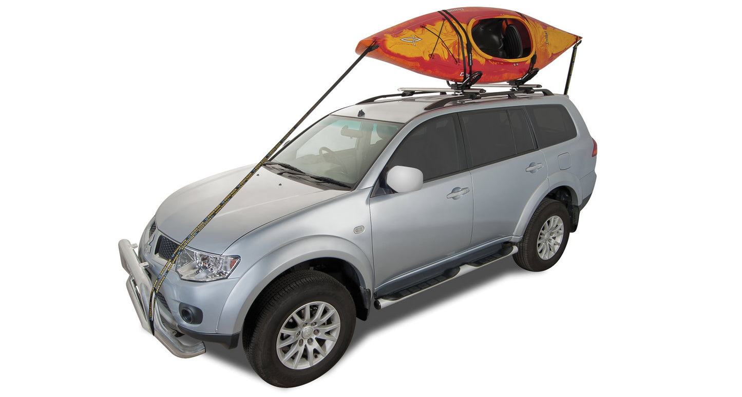 Rhino-Rack Fixed J Style Kayak Carrier w/ Tie Downs (Pair) - S510