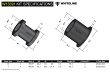 Load image into Gallery viewer, WHITELINE 05-21 NISSAN FRONTIER STEERING RACK MOUNT BUSHING KIT - FRONT - W13391