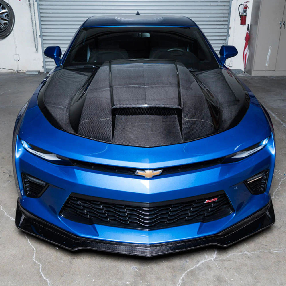 Anderson Composites 2016 - 2024 Camaro Type-CP Double-sided Carbon Fiber Hood - AC-HD16CHCAM-CP-DS