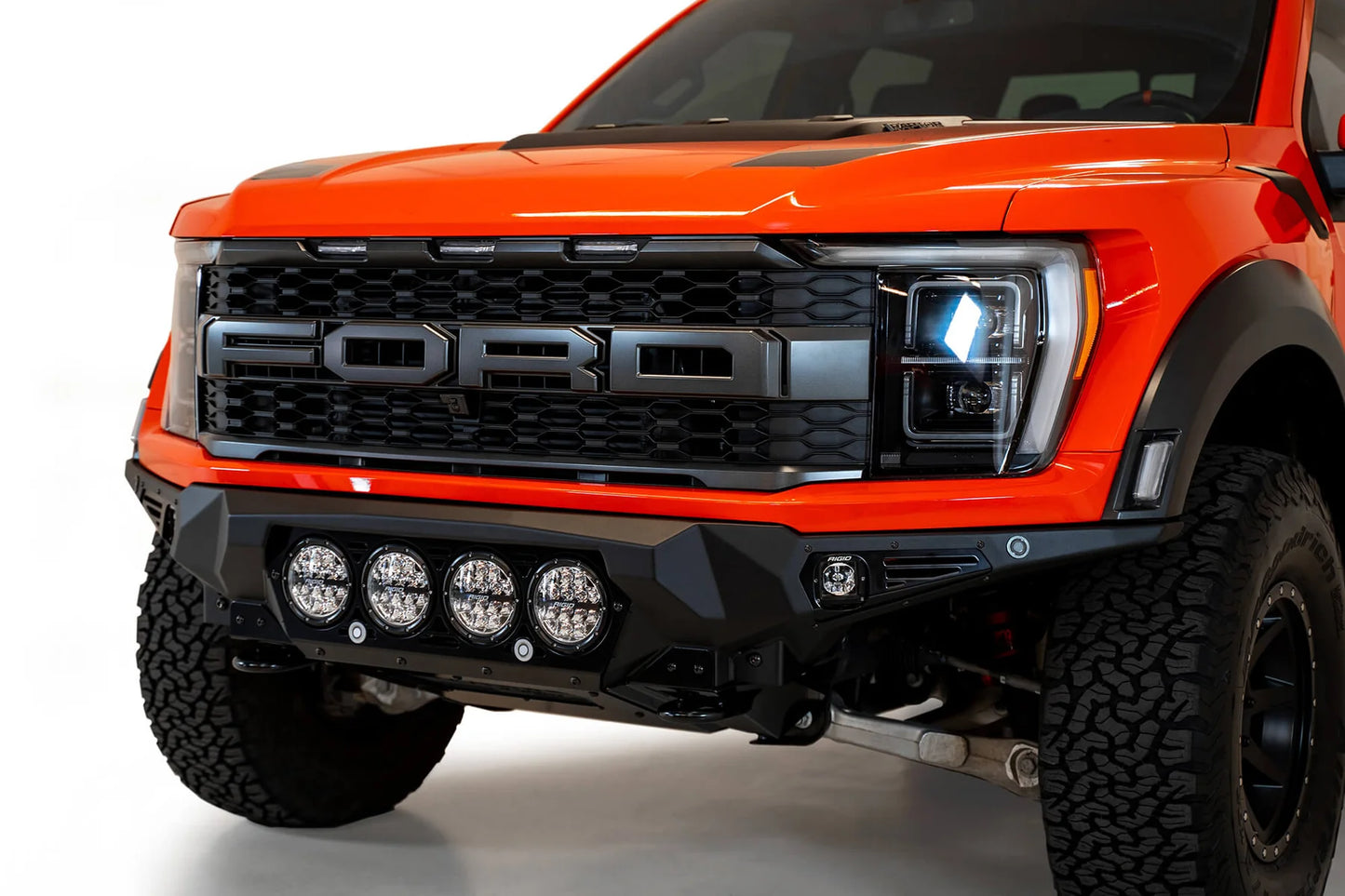 Addictive Desert Designs 2021-2023 Ford F-150 Raptor/Raptor R Bomber Front Bumper (Rigid) - F210014110103 Addictive Desert Designs