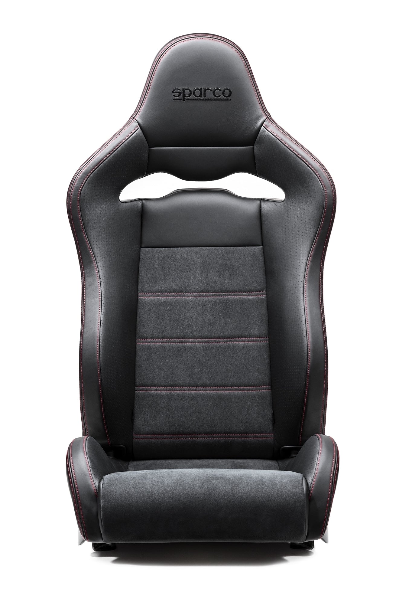 Sparco SPX Special Edition Black w/Red Stitch Right Side Seat (Gloss Finish) - 00974ZGLNRRSDX SPARCO